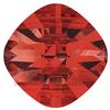 SWAROVSKI 5180 Double Hole Square Bead 8mm Red Magma